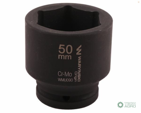 Nasadka udarowa sześciokątna 3/4". 50 mm. CrMo. DIN 3129. Waryński Nasadka udarowa sześciokątna 3/4". 50 mm. CrMo. DIN 3129. Waryński