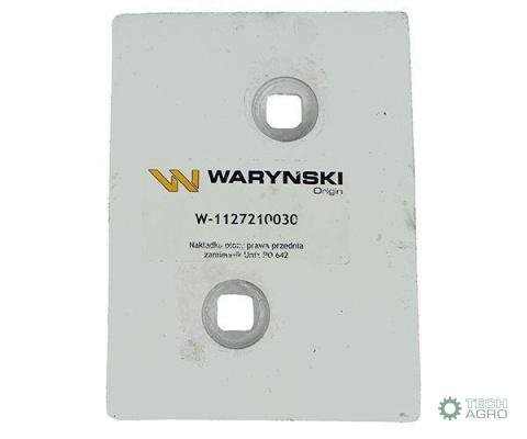 NAKŁADKA PRZEDNIA PŁOZY PO642 WARYŃSKI