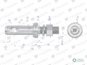Sworzeń z gwintem T-SG22461845130 fi 22/46 mm M18x1.5/45 mm 130 mm TEGER