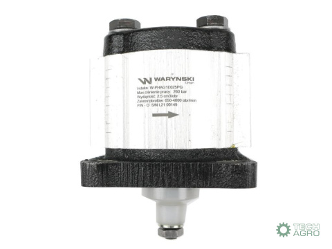 Pompa hydrauliczna zębata 2.5cm3 (grupa 1 - typ europejski) wałek 1:8 przyłącza obustronnie gwinty wewnętrzne 3/8 (obroty prawe Pompa hydrauliczna zębata 2.5cm3 (grupa 1 - typ europejski) wałek 1:8 przyłącza obustronnie gwinty wewnętrzne 3/8 (obroty prawe