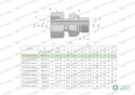 Przyłączka hydrauliczna AB (EVGE) M12x1.5 06L x 1/8" BSP ED Waryński ( sprzedawane po 2 )