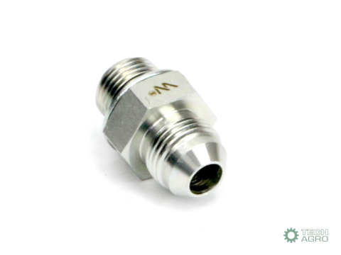 Przyłączka hydrauliczna BB 1 1/16"UNF (JIC) x M27x2 (XGE) Waryński ( sprzedawane po 2 ) Przyłączka hydrauliczna BB 1 1/16"UNF (JIC) x M27x2 (XGE) Waryński ( sprzedawane po 2 )