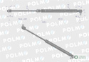 Siłownik szyby tylnej L max. 485,5mm 47108190P NEW HOLLAND STEYR POLMO