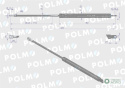 TELESKOP GAZ.KABINY DŁ.ZETOR 42CM POLMO
