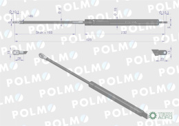 TELESKOP GAZ. L425MM MAX POLMO