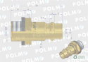 Szybkozłącze pneumatyczne P26 NW7.2 wtyc czka 1/4"BSP gwint zewnętrzny POLMO