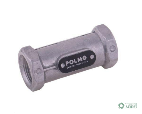 Zawór zwrotny odcinający prosty 22x1.5 gwint wewnętrzny max ciśnienie 22MPa POLMO Zawór zwrotny odcinający prosty 22x1.5 gwint wewnętrzny max ciśnienie 22MPa POLMO