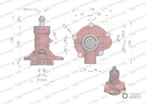 POMPA WODNA C330 WARYŃSKI POMPA WODNA C330 WARYŃSKI
