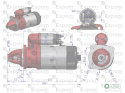 Rozrusznik R11G 12V 3kW MF4 EXPOM KWIDZYN eu