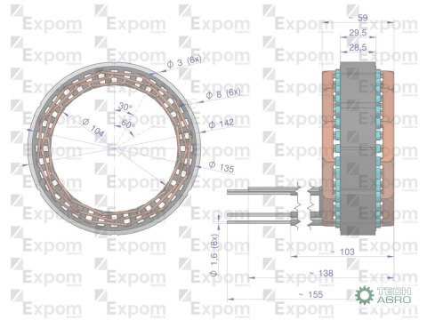 Stojan alternatora 0120468055EX Nowy Typ EXPOM KWIDZYN eu Stojan alternatora 0120468055EX Nowy Typ EXPOM KWIDZYN eu