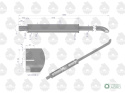 Tłumik 1590mm 6kg MF4 EMALIA ORYGINAŁ URSUS