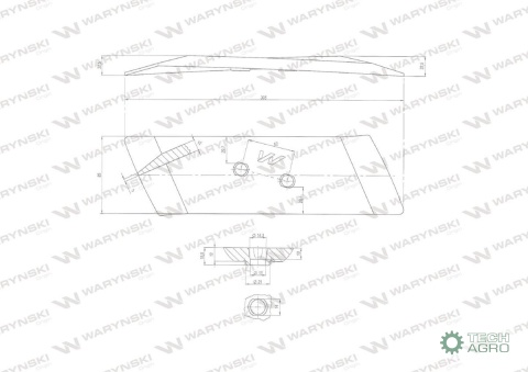 Dłuto lewe , nakładka lemiesza obracalna lewa proste 622181 zastosowanie Kuhn Waryński