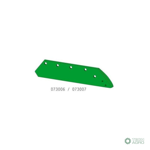 Kverneland, lemiesz lewy 18'' z wymiennym dłutem, 073007 Kverneland, lemiesz lewy 18'' z wymiennym dłutem, 073007