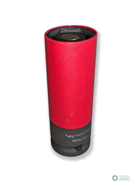 Nasadka udarowa 1/2 ze stali CrMo 21mm z magnesem i osłoną do felg aluminiowych Waryński Nasadka udarowa 1/2 ze stali CrMo 21mm z magnesem i osłoną do felg aluminiowych Waryński
