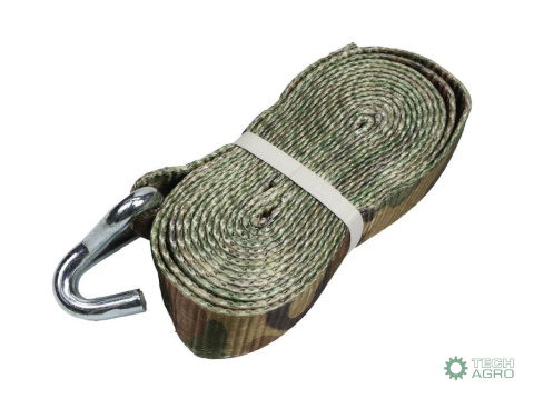 Pas transportowy 6T 4m komplet z napinaczem pas 50 mm w kamuflażu z atestem TEGER Pas transportowy 6T 4m komplet z napinaczem pas 50 mm w kamuflażu z atestem TEGER
