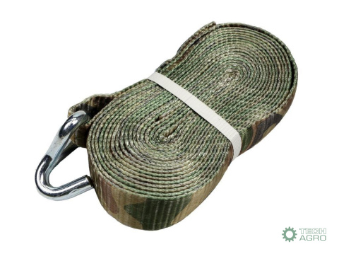 Pas transportowy 6T 8m komplet z napinaczem pas 50 mm w kamuflażu z atestem TEGER Pas transportowy 6T 8m komplet z napinaczem pas 50 mm w kamuflażu z atestem TEGER