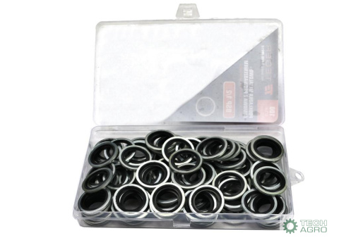 Podkładka metalowo gumowa z prowadzeniem BSP 1/2" TEGER Podkładka metalowo gumowa z prowadzeniem BSP 1/2" TEGER