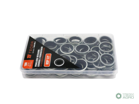 Podkładka metalowo gumowa z prowadzeniem BSP 1/2" TEGER Podkładka metalowo gumowa z prowadzeniem BSP 1/2" TEGER