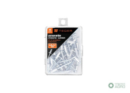 Zestaw nitów zrywalnych. aluminiowych (4.8x12mm) / 50 szt. / TEGER