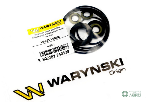 Zestaw uszczelnień do silników hydraulicznych orbitalnych serii WMM, Waryński Zestaw uszczelnień do silników hydraulicznych orbitalnych serii WMM, Waryński