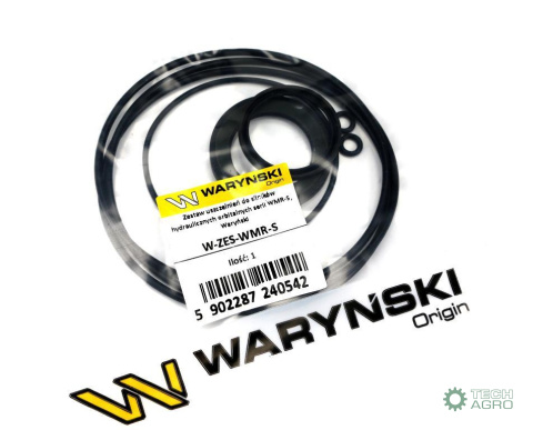 Zestaw uszczelnień do silników hydraulicznych orbitalnych serii WMR-S, Waryński Zestaw uszczelnień do silników hydraulicznych orbitalnych serii WMR-S, Waryński