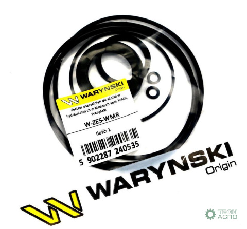 Zestaw uszczelnień do silników hydraulicznych orbitalnych serii WMR, Waryński Zestaw uszczelnień do silników hydraulicznych orbitalnych serii WMR, Waryński