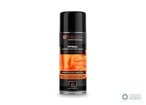 Zmywacz do usuwania kleju etykiet i naklejek, 400ml, Teger Zmywacz do usuwania kleju etykiet i naklejek, 400ml, Teger