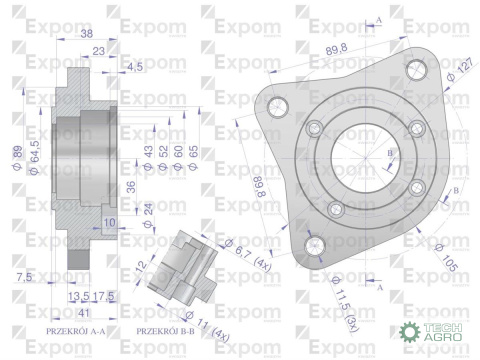 Głowica rozrusznika DEUTZ-FAHR typu Magneton 9142802 Blue Line EXPOM KWIDZYN Głowica rozrusznika DEUTZ-FAHR typu Magneton 9142802 Blue Line EXPOM KWIDZYN