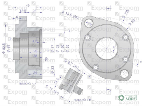 Głowica rozrusznika Deutz-Fah typu Magneton 9142708 Blue Line EXPOM KWIDZYN Głowica rozrusznika Deutz-Fah typu Magneton 9142708 Blue Line EXPOM KWIDZYN