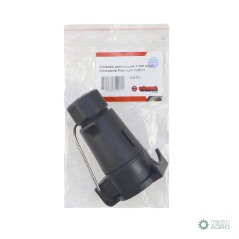 Gniazdo zawieszane 7-pin wtyki niklowane Premium ELMOT Gniazdo zawieszane 7-pin wtyki niklowane Premium ELMOT