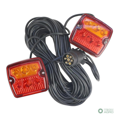 Instalacja zestaw oświetlenia z magnesami 12m 12V (kabel 1mm) lampa LED polska Premium ELMOT Instalacja zestaw oświetlenia z magnesami 12m 12V (kabel 1mm) lampa LED polska Premium ELMOT