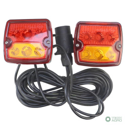 Instalacja zestaw oświetlenia z magnesami 5m 12V (kabel 1mm) lampa LED polska Premium ELMOT
