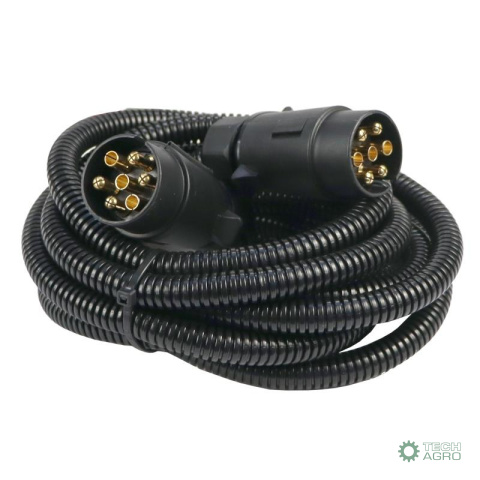 Przewód elektryczny podłączeniowy przyczepy 5x1 3,5m dwie wtyczki peszel ELMOT PREMIUM Przewód elektryczny podłączeniowy przyczepy 5x1 3,5m dwie wtyczki peszel ELMOT PREMIUM