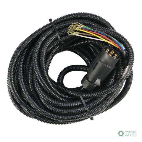 Przewód elektryczny podłączeniowy przyczepy 7x1 12m peszel ELMOT PREMIUM Przewód elektryczny podłączeniowy przyczepy 7x1 12m peszel ELMOT PREMIUM