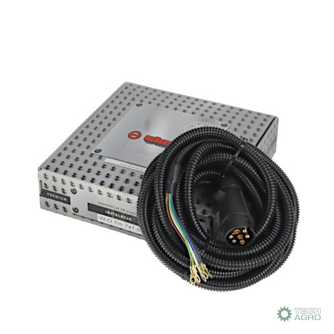 Przewód elektryczny podłączeniowy przyczepy 7x1 7m peszel ELMOT PREMIUM Przewód elektryczny podłączeniowy przyczepy 7x1 7m peszel ELMOT PREMIUM