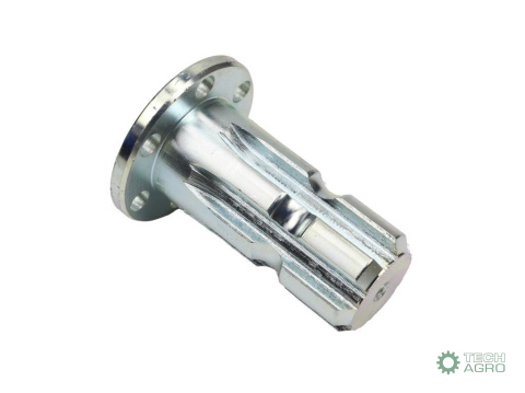 Wałek, WOM z kołnierzem na 6 otworów adapter Z6 - 1 3/4, Waryński Wałek, WOM z kołnierzem na 6 otworów adapter Z6 - 1 3/4, Waryński