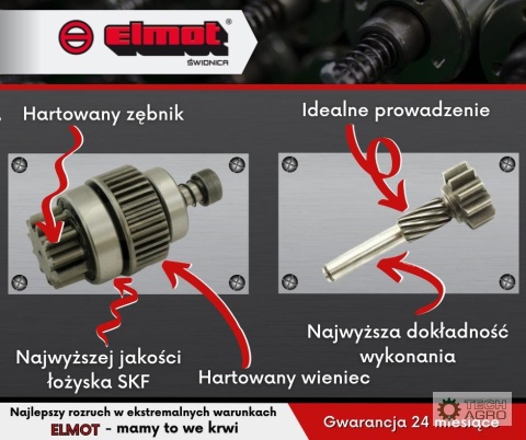 Zespół sprzęgający rozrusznika ZETOR typ Magneton 9144742 Premium SKF ELMOT Zespół sprzęgający rozrusznika ZETOR typ Magneton 9144742 Premium SKF ELMOT