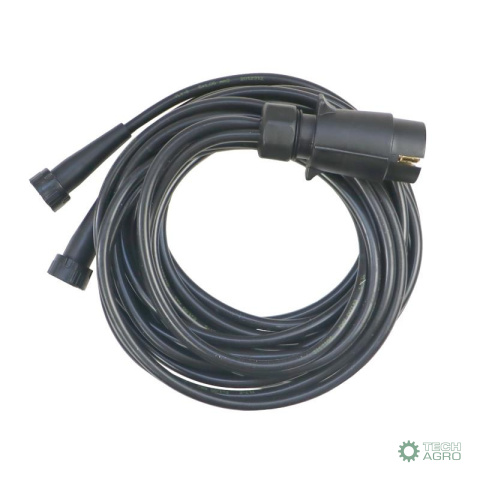 Instalacja elektryczna przyczepki 5m wtyczka 7PIN bajonet 5PIN (kabel 1mm) ELMOT Instalacja elektryczna przyczepki 5m wtyczka 7PIN bajonet 5PIN (kabel 1mm) ELMOT