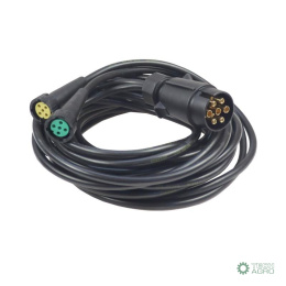 Instalacja elektryczna przyczepki 5m wtyczka 7PIN bajonet 5PIN (kabel 1mm) ELMOT