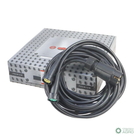 Instalacja elektryczna przyczepki 5m wtyczka 7PIN bajonet 5PIN (kabel 1mm) ELMOT Instalacja elektryczna przyczepki 5m wtyczka 7PIN bajonet 5PIN (kabel 1mm) ELMOT