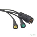 Instalacja elektryczna przyczepki 7m wtyczka 7PIN bajonet 5PIN (kabel 1mm) ELMOT