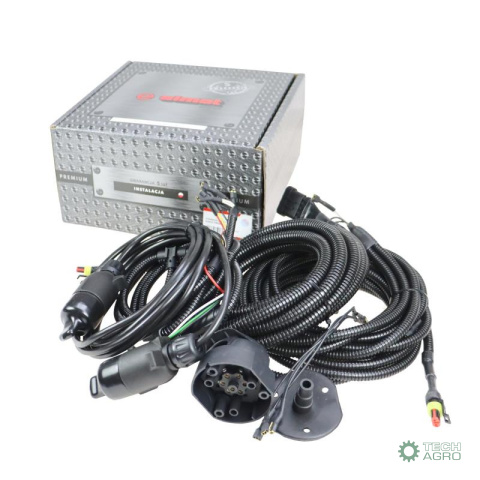 Instalacja przyczepa jednoosiowej 3,5 - 4T kable ELMOT PREMIUM Instalacja przyczepa jednoosiowej 3,5 - 4T kable ELMOT PREMIUM