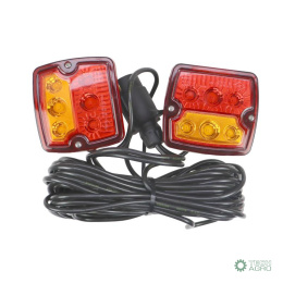 Instalacja zestaw oświetlenia z magnesami 7m 12V (kabel 1mm) lampa LED polska Premium ELMOT