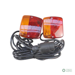 Instalacja zestaw oświetlenia z magnesami 7m 12V (kabel 1mm) lampa polska ELMOT