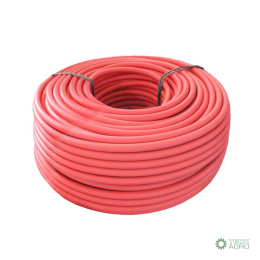 Kabel przewód rozruchowy, akumulatora 1x50 gumowany - elastyczny czerwony Premium ELMOT