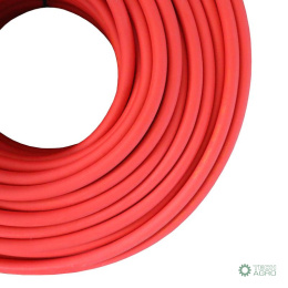 Kabel przewód rozruchowy, akumulatora 1x50 gumowany - elastyczny czerwony Premium ELMOT