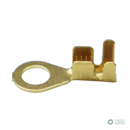 Końcówka oczko M5 5,2x8,6 2,5-6,0 0,6 L19,0/L14,6 ( sprzedawana po 100 szt) ELMOT widoczna cena za 1 sztukę