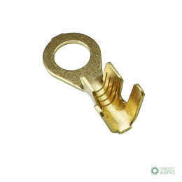 Końcówka oczko M5 5,2x8,6 2,5-6,0 0,6 L19,0/L14,6 ( sprzedawana po 100 szt) ELMOT widoczna cena za 1 sztukę