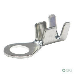 Końcówka oczko M5 cynowana 5,2x8,6 2,5-6,0 0,6 L19,0/L14,6 ( sprzedawana po 50 szt) ELMOT widoczna cena za 1 sztukę