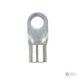 Końcówka oczkowa miedziana oczko Fi-10mm na przewód max. 50 CuZn cynowana Premium ELMOT (sprzedawane po 5szt widoczna cena 1szt